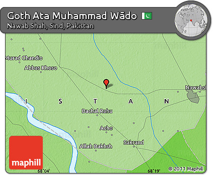 Political Map of Goth Ata Muhammad Wādo