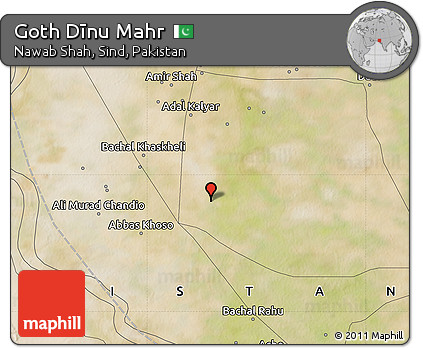 Satellite Map of Goth Dīnu Mahr