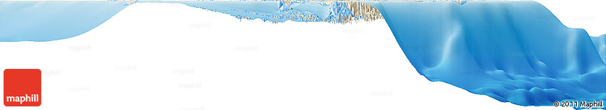 Shaded Relief Horizon Map of Marsh Harbour