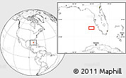 Blank Location Map of the area around 26° 21' 4" N, 83° 13' 29" W