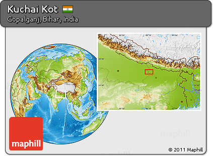 Physical Location Map of Kuchai Kot