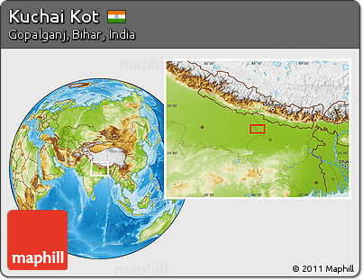 Physical Location Map of Kuchai Kot