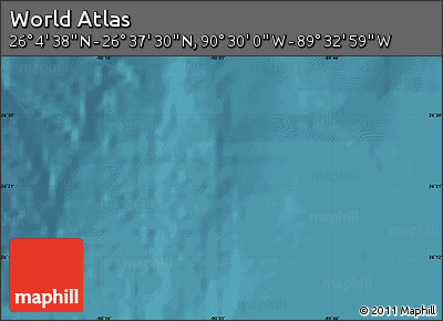 Satellite Map of the Area around 26° 21' 4" N, 90° 1' 30" W