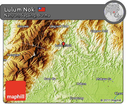 Physical Map of Lulum Nok