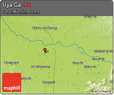 Physical 3D Map of Uya Ga