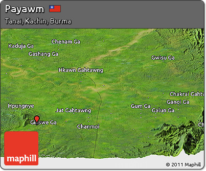 Satellite Panoramic Map of Payawm