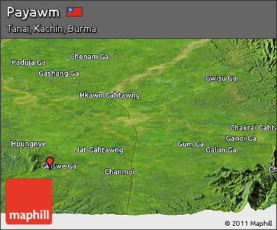 Satellite Panoramic Map of Payawm