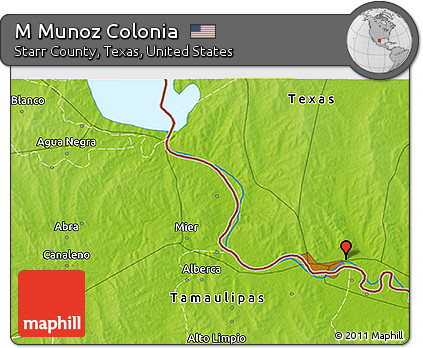 Physical 3D Map of M Munoz Colonia