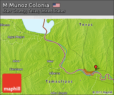 Physical 3D Map of M Munoz Colonia
