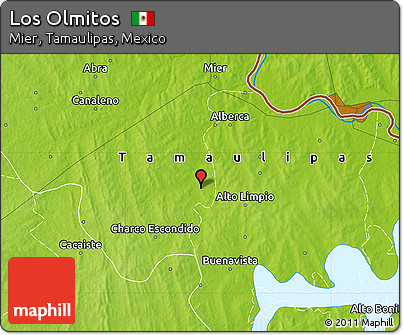 Physical Map of Los Olmitos