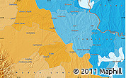Political Map of the area around 26° 21' 4" N, 99° 22' 30" W