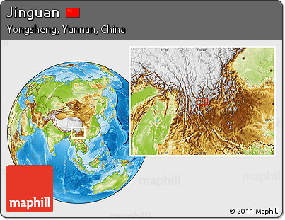 Physical Location Map of Jinguan