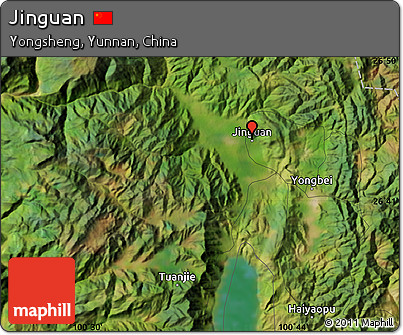 Satellite Map of Jinguan