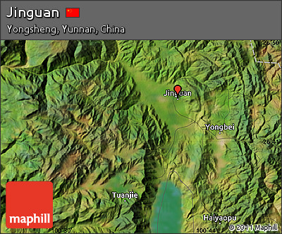 Satellite Map of Jinguan