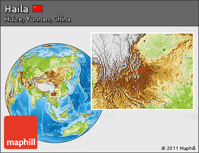Physical Location Map of Haila