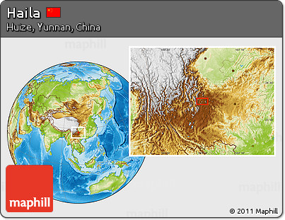 Physical Location Map of Haila