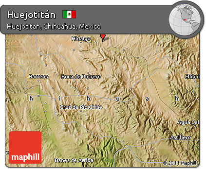 Satellite Map of Huejotitán