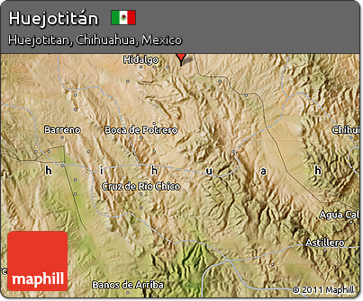 Satellite Map of Huejotitán