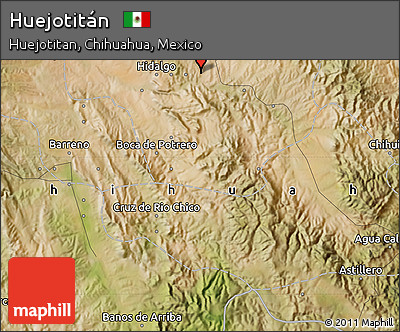 Satellite Map of Huejotitán