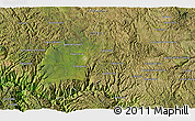 Satellite 3D Map of the area around 26° 50' 27" N, 107° 1' 30" W