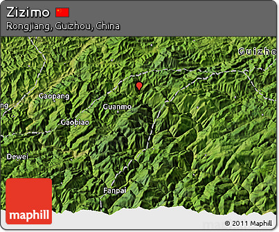 Satellite 3D Map of Zizimo