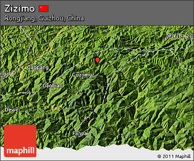 Satellite 3D Map of Zizimo