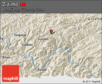 Shaded Relief 3D Map of Zizimo