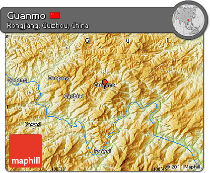 Physical Map of Guanmo