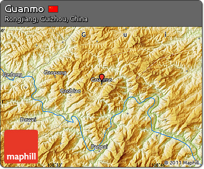 Physical Map of Guanmo