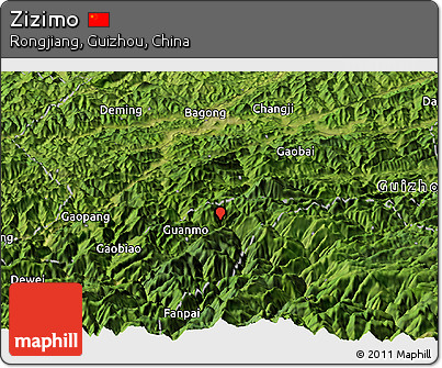 Satellite Panoramic Map of Zizimo