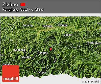Satellite Panoramic Map of Zizimo
