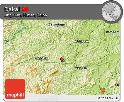 Physical 3D Map of Dakai