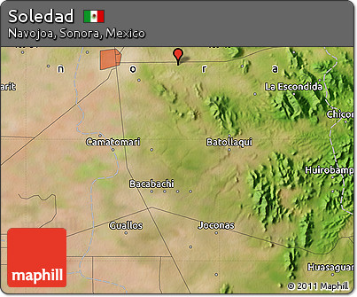 Satellite Map of Soledad