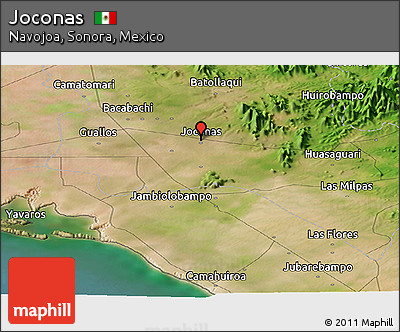 Satellite Panoramic Map of Joconas