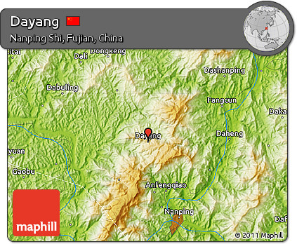 Physical Map of Dayang