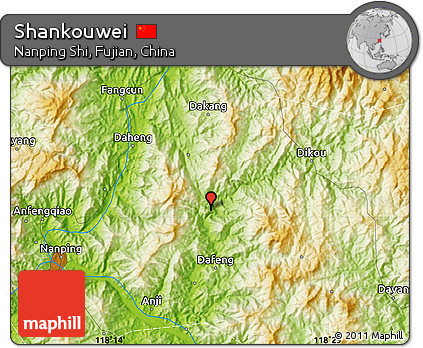 Physical Map of Shankouwei
