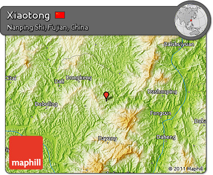 Physical Map of Xiaotong