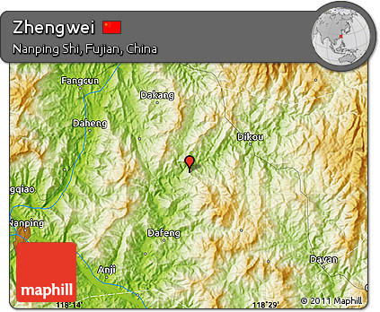 Physical Map of Zhengwei