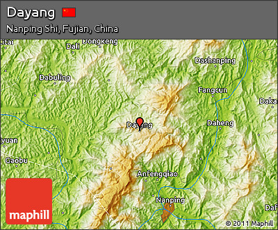 Physical Map of Dayang