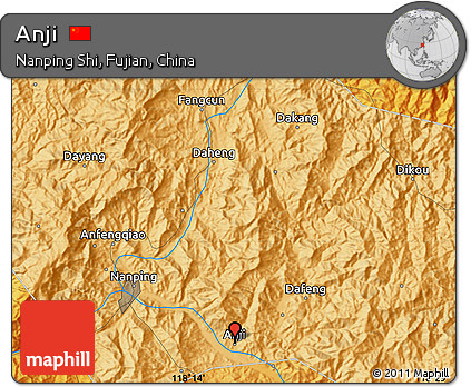 Political Map of Anji