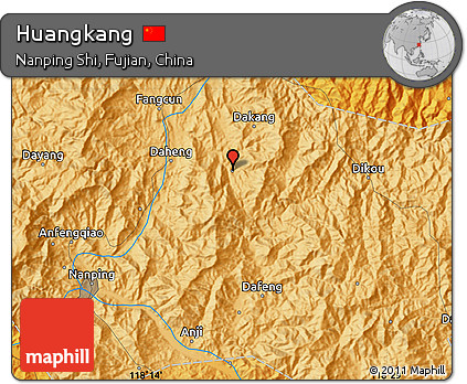Political Map of Huangkang