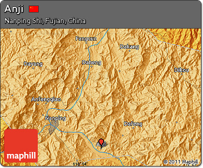 Political Map of Anji