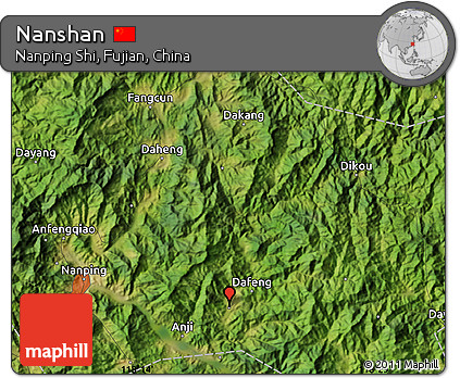 Satellite Map of Nanshan