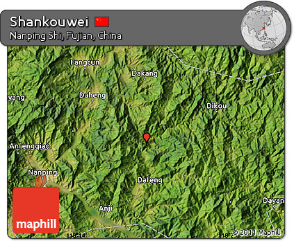 Satellite Map of Shankouwei