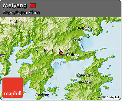 Physical Map of Meiyang