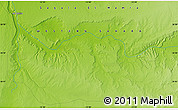 Physical Map of the area around 26° 50' 27" N, 12° 40' 30" W