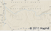 Shaded Relief Map of the area around 26° 50' 27" N, 12° 40' 30" W