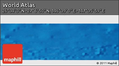 Physical Panoramic Map of the Area around 26° 50' 27" N, 147° 7' 30" E