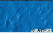 Shaded Relief Map of the area around 26° 50' 27" N, 149° 40' 30" E