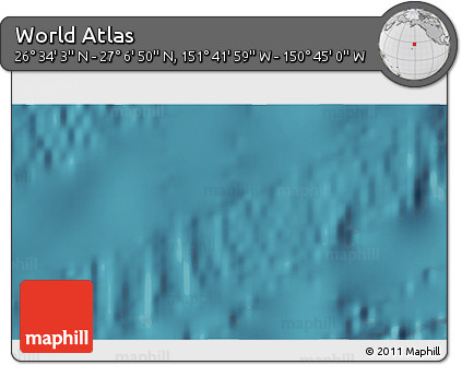 Satellite 3D Map of the Area around 26°&nbsp;50'&nbsp;27"&nbsp;N,&nbsp;151°&nbsp;13'&nbsp;29"&nbsp;W